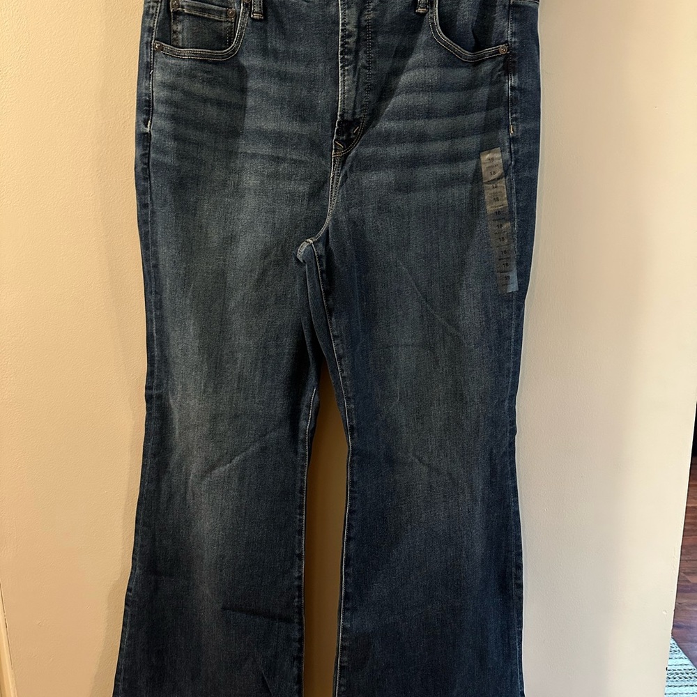 American Eagle Outfitters Dark Blue Flare Jeans
